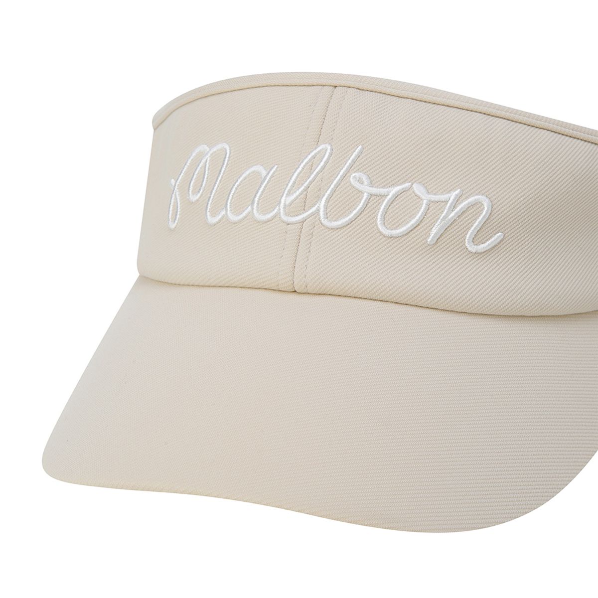 말본 골프(MALBON GOLF) 여성 디테쳐블 리본 바이저 BEIGE (WOMAN)