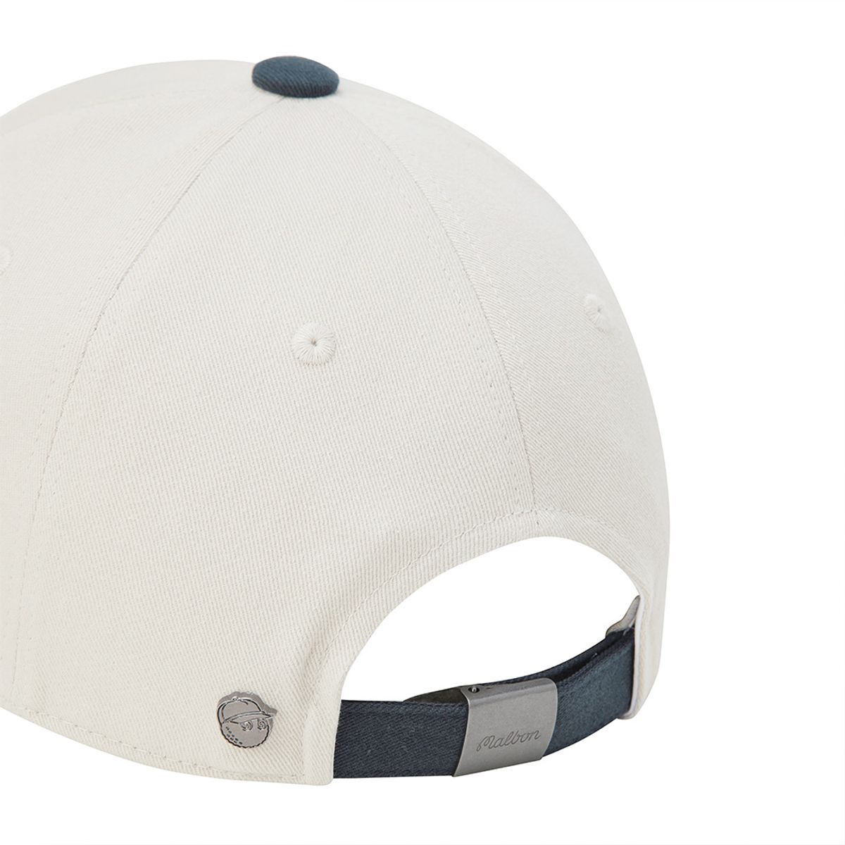 말본 골프(MALBON GOLF) 베이직 컬러블록 볼캡 NAVY