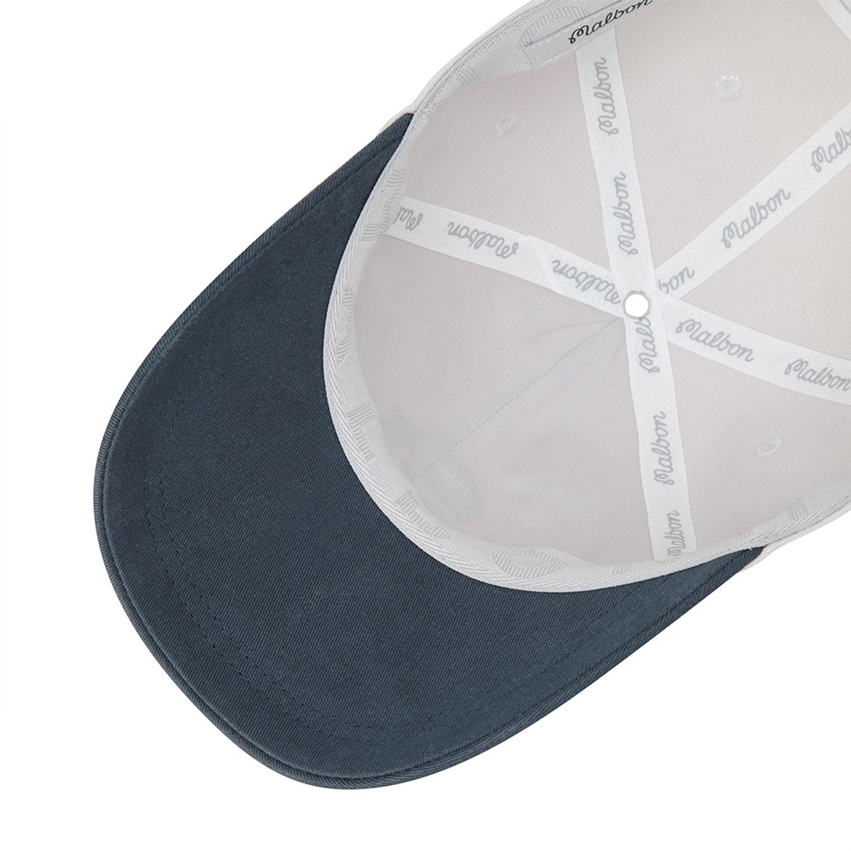 말본 골프(MALBON GOLF) 베이직 컬러블록 볼캡 NAVY