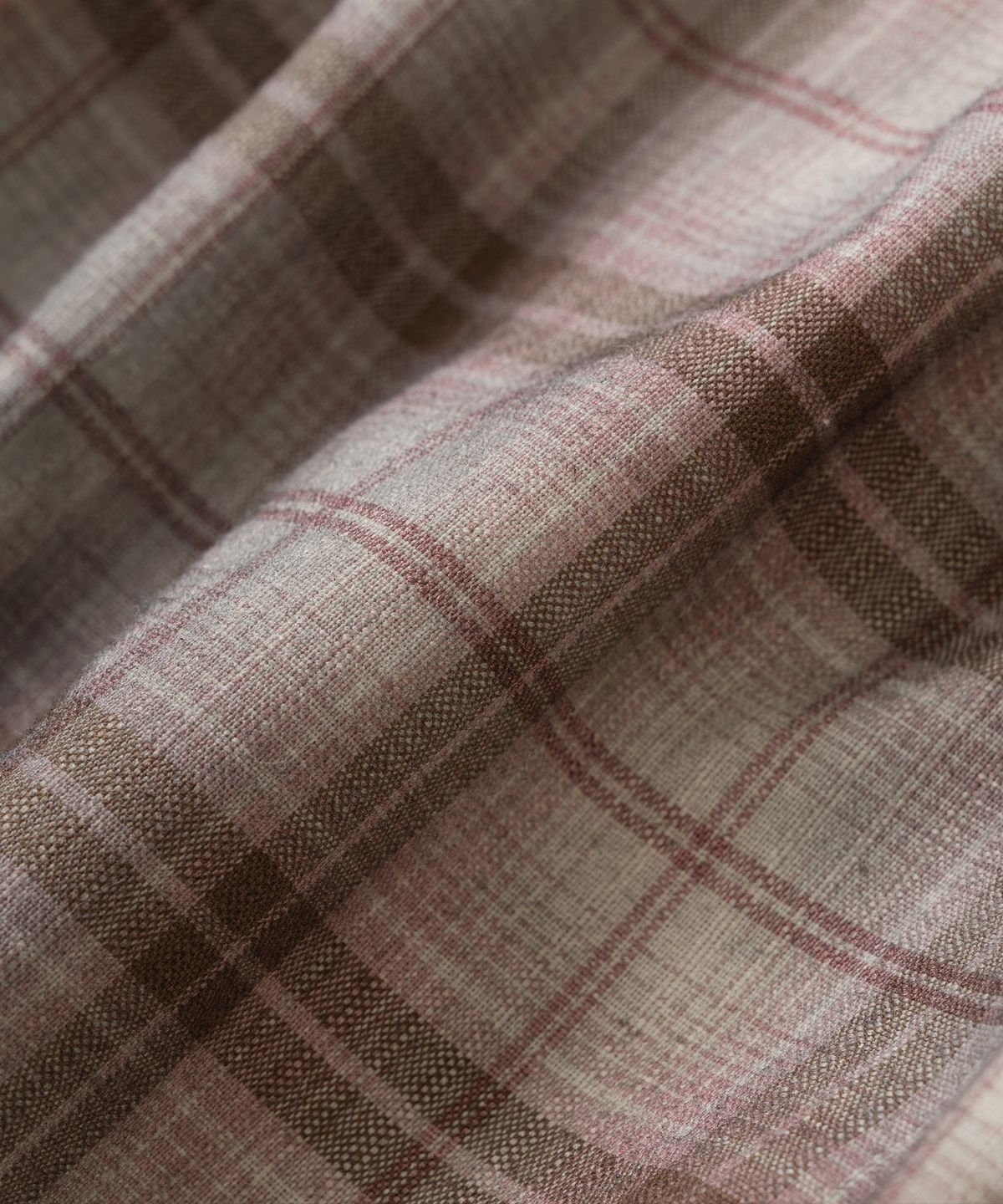 낫포너드(NOT4NERD) Dirty Washed Distressed Check Hood Shirt - Pink