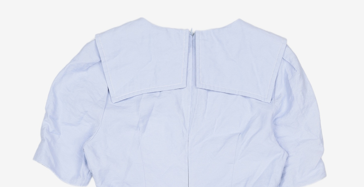 미쏘(MIXXO) 더블 카라 미니 원피스 MIWOWB526G S