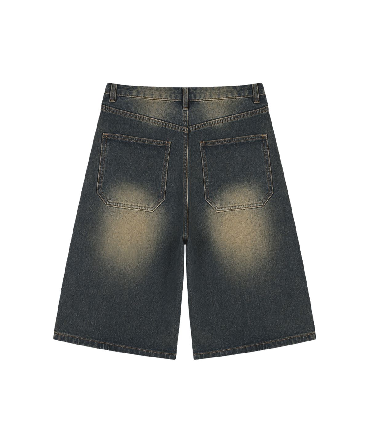 랜덤오프(RANDOMOFF) BTB : WAVE WASHING BERMUDA SHORTS [YELLOW MINUIT CORE]