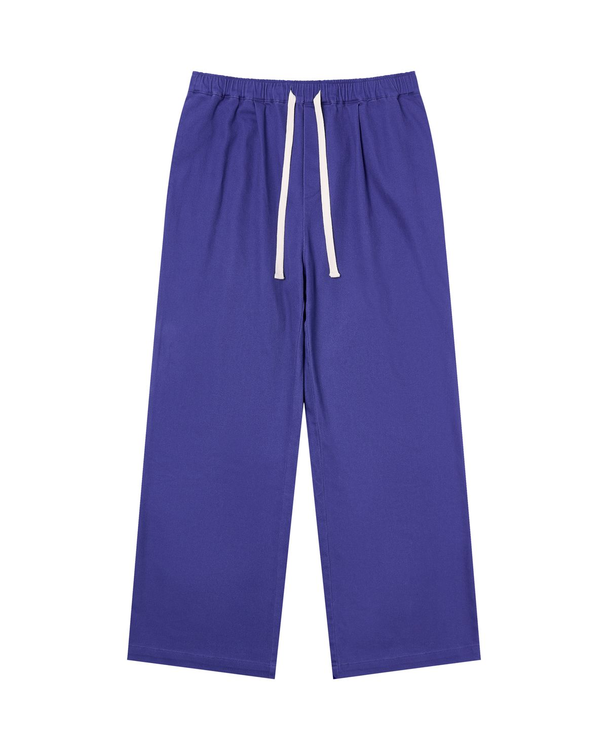 아모우(AMOU) PEACE Semi Flare Chino Pants BLUE