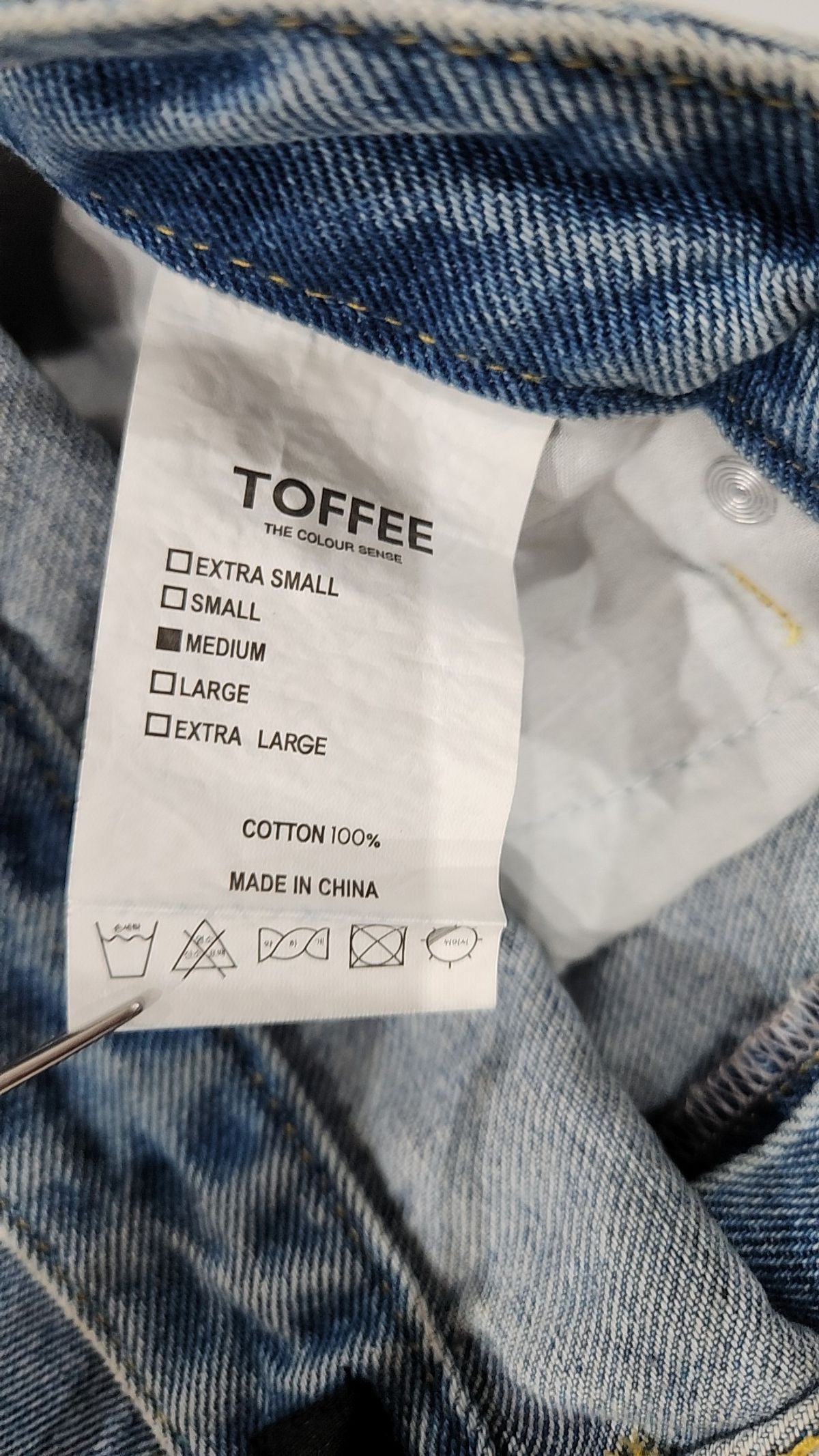 토피(TOFFEE) 청/데님 팬츠 M