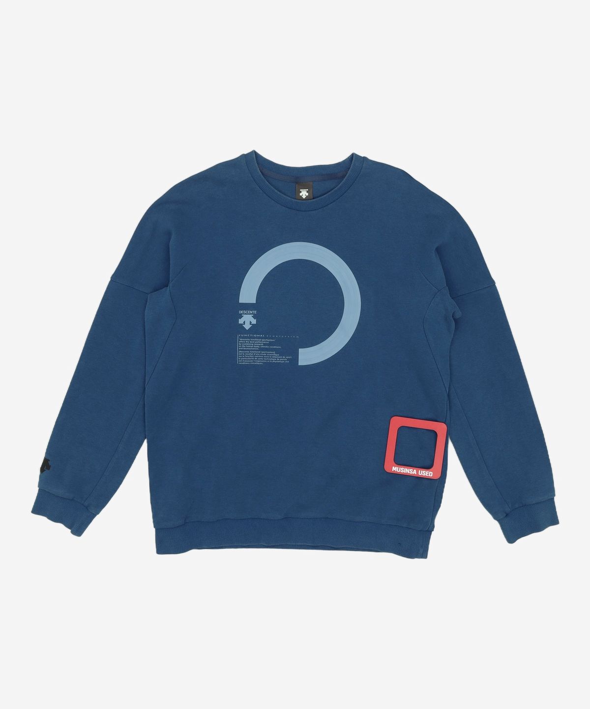 데상트(DESCENTE) 남성 F-360 모션 그래픽 기모 스웻셔츠 (S8421THT15) 105