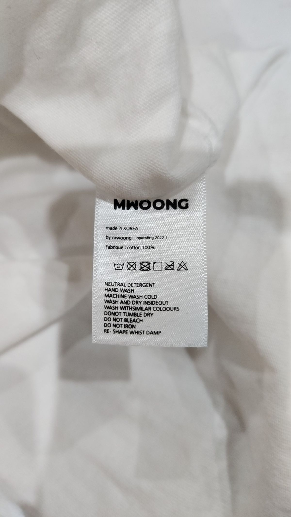 뭉(MWOONG) 반소매 티셔츠 0