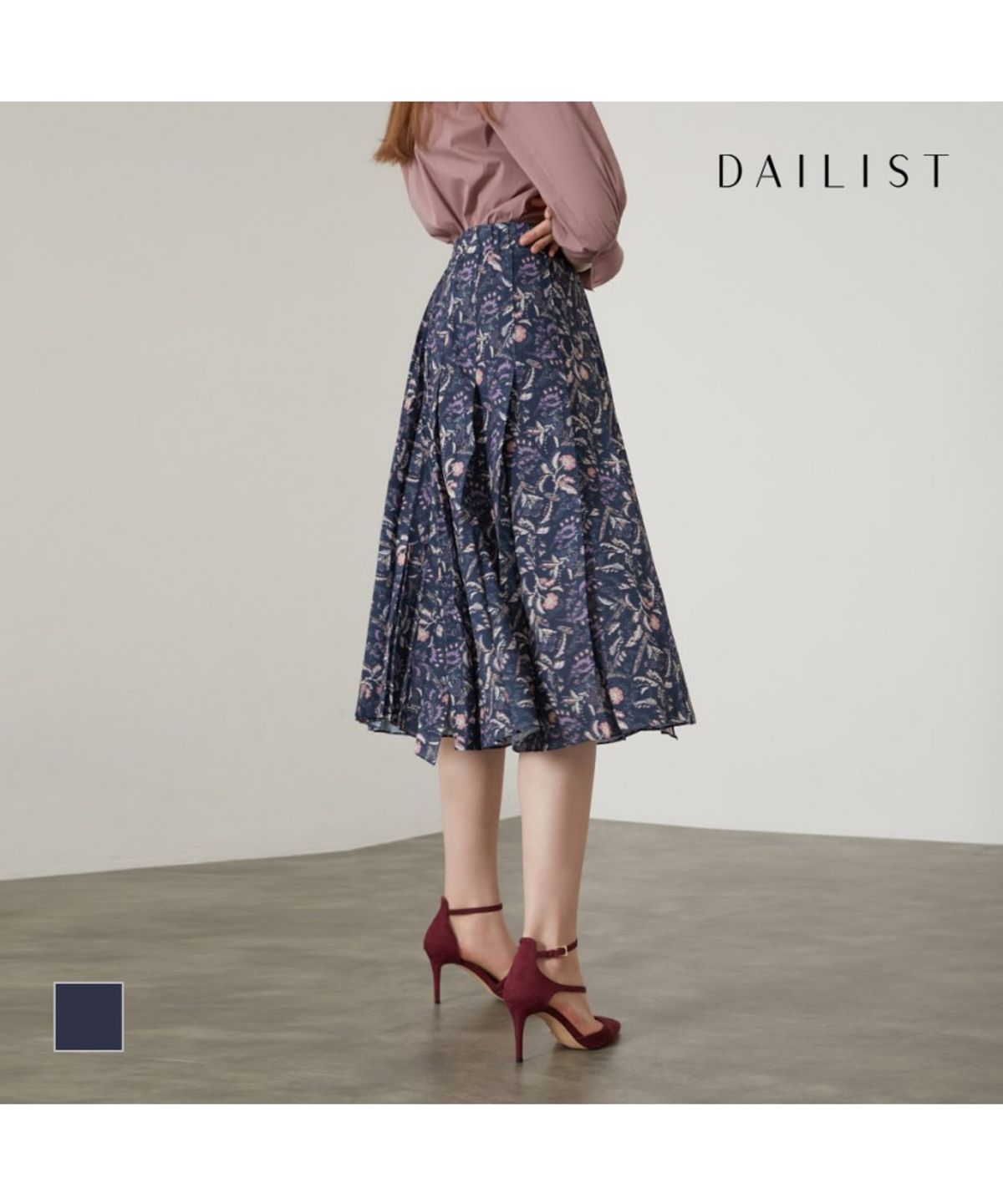 데일리스트(DAILIST) 셋업 주름스커트_MDBDKYF7141