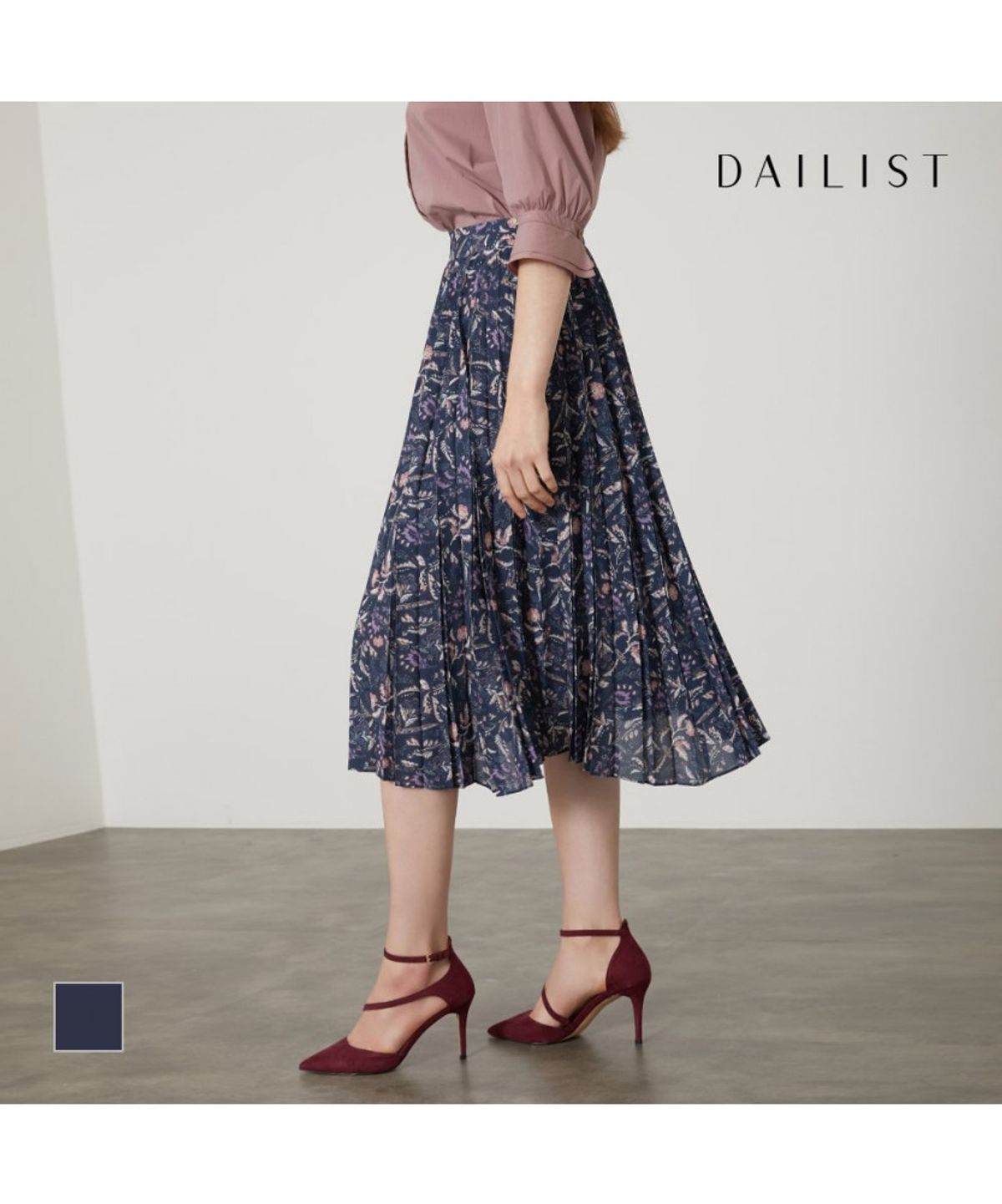 데일리스트(DAILIST) 셋업 주름스커트_MDBDKYF7141