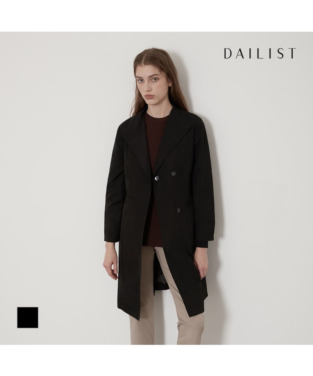 데일리스트(DAILIST) 변형 카라 트렌치코트_MDBEBYF8251