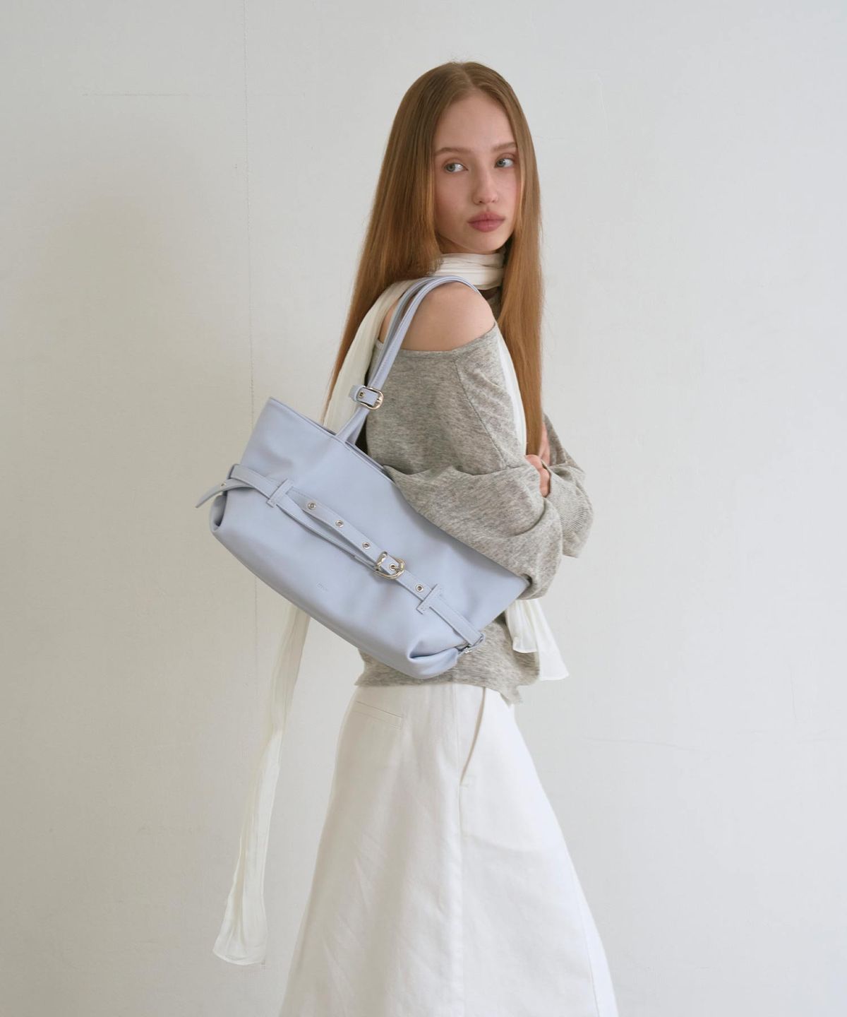 무르(MUR) Lizzy Belted Boat Bag (8color)