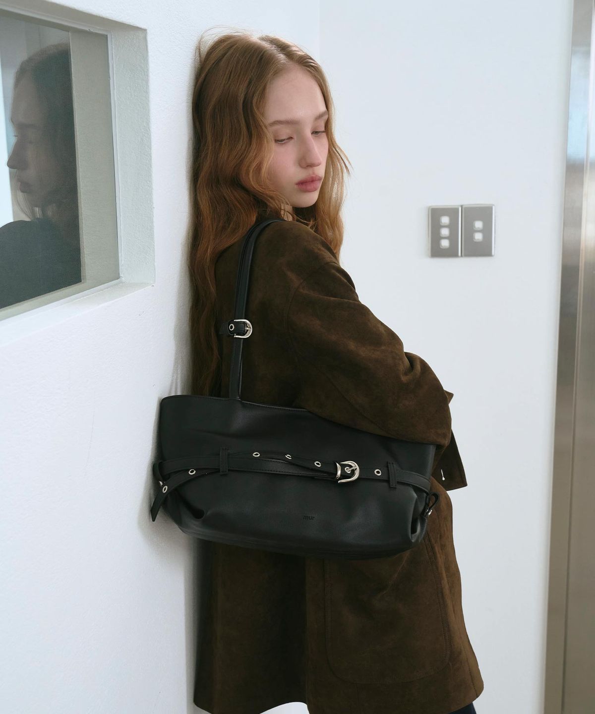 무르(MUR) Lizzy Belted Boat Bag (8color)