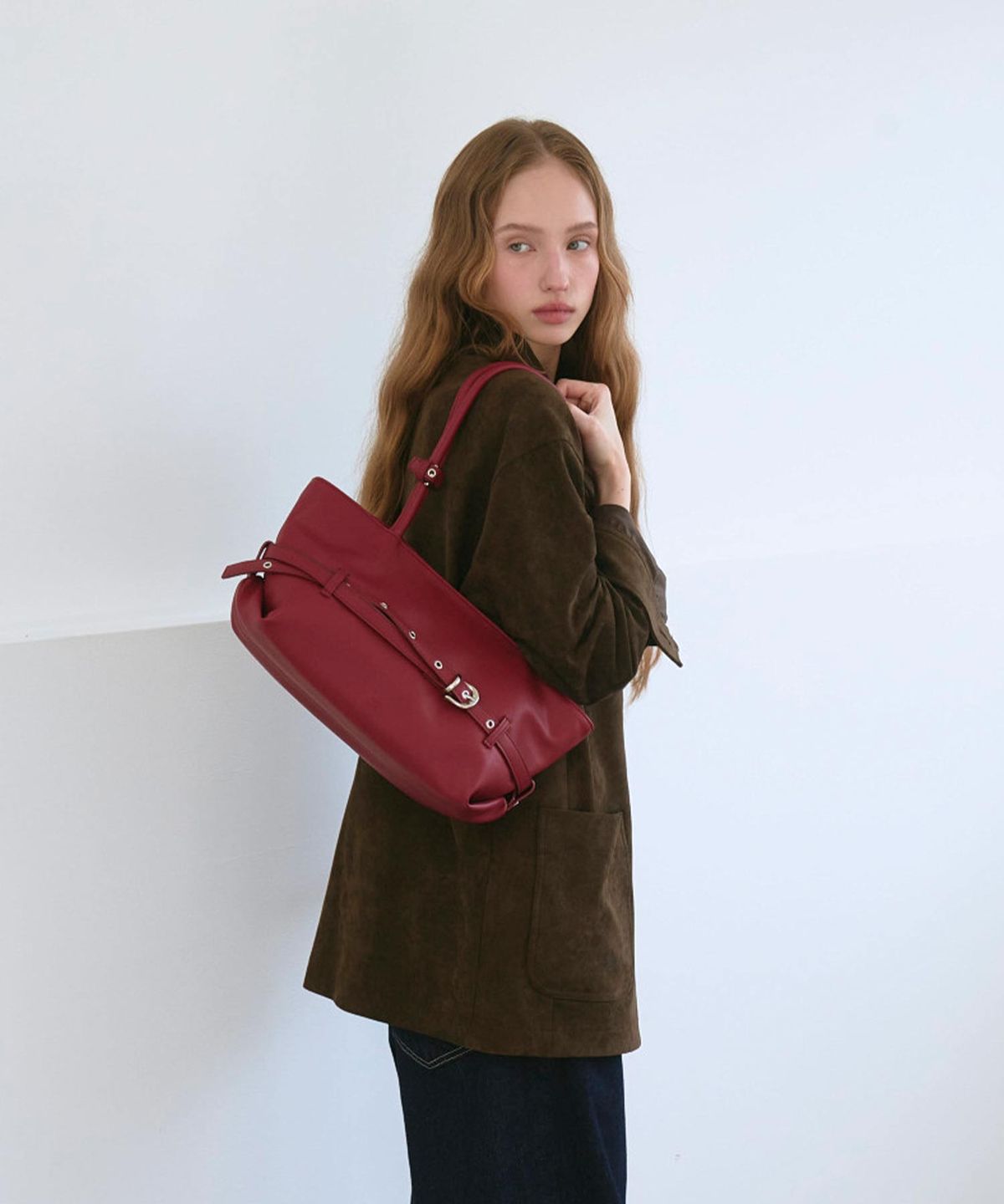무르(MUR) Lizzy Belted Boat Bag (8color)