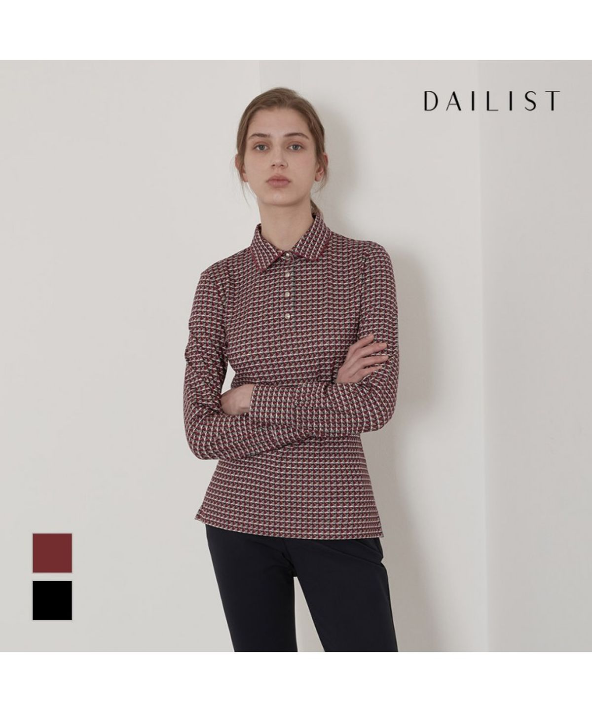 데일리스트(DAILIST) 골프 티에리 티셔츠_MDGALYF7111