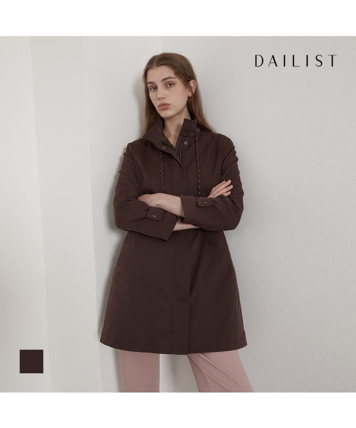 데일리스트(DAILIST) 스트링포인트 트렌치코트_MDBEBYF8241