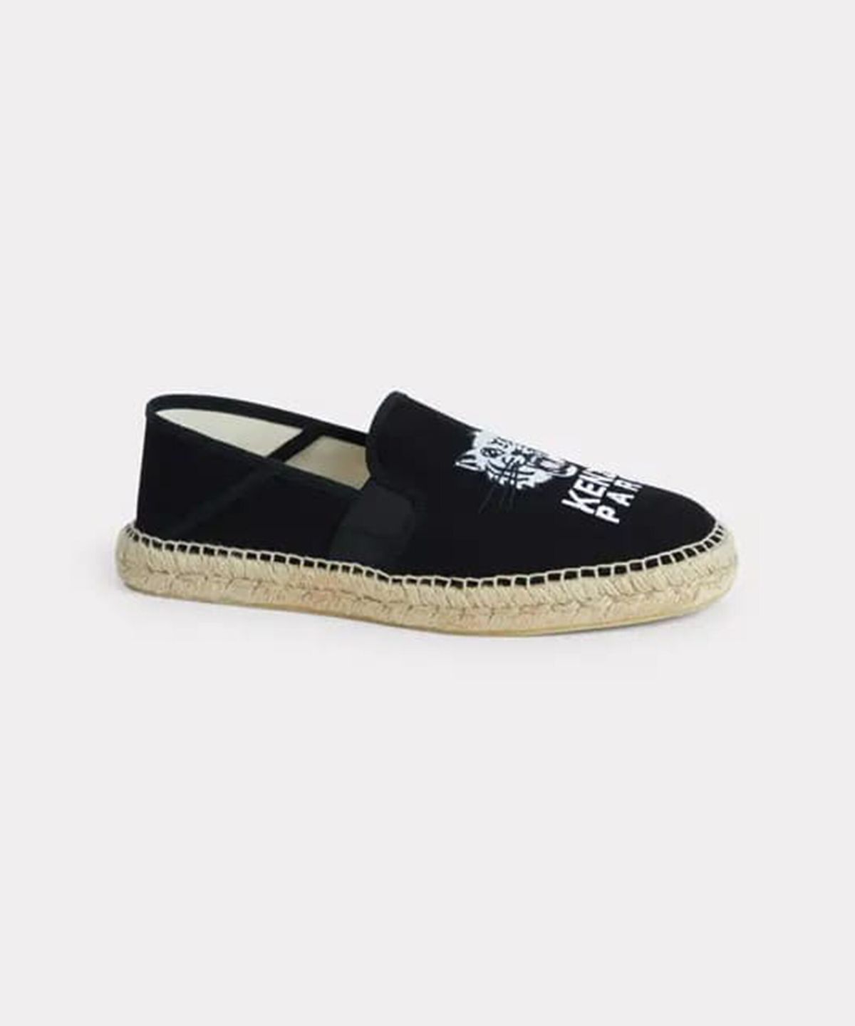 겐조(KENZO) 남성 해피 타이거 에스파드리유 엘라스틱 슬립온_K255AHS302BKP
