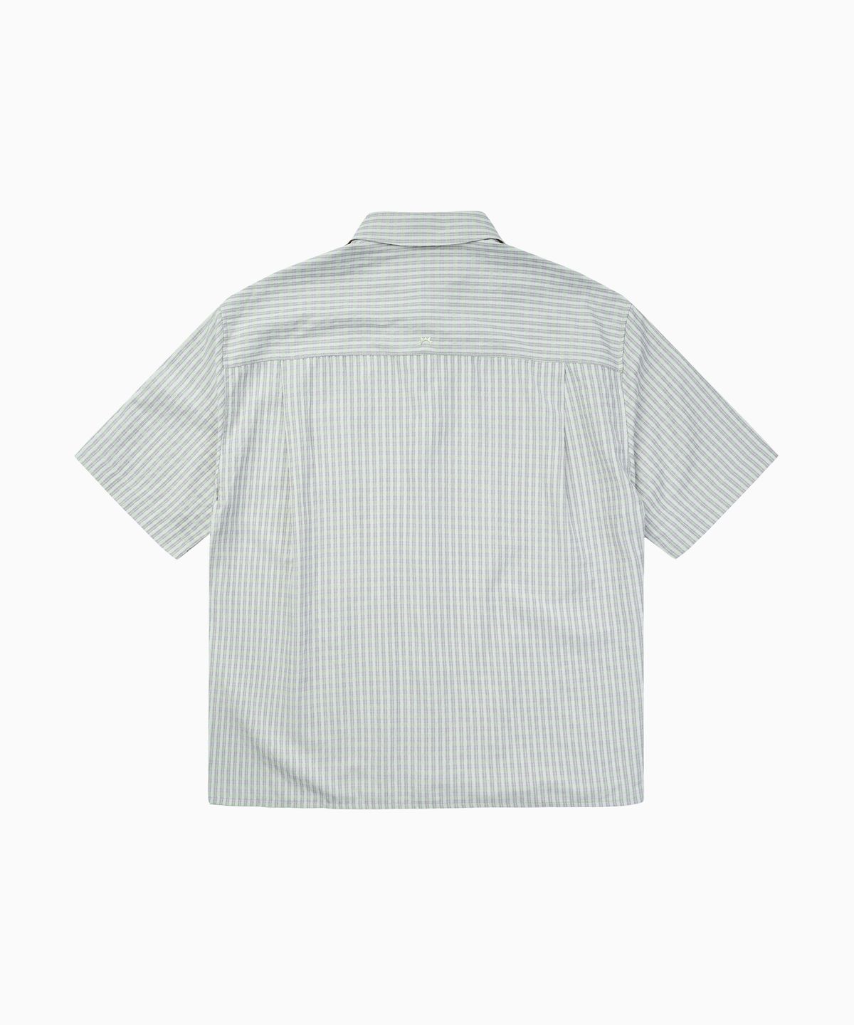 헬로 선라이즈(HELLO SUNRISE) Surf Girl Check S/S Shirt_Grey