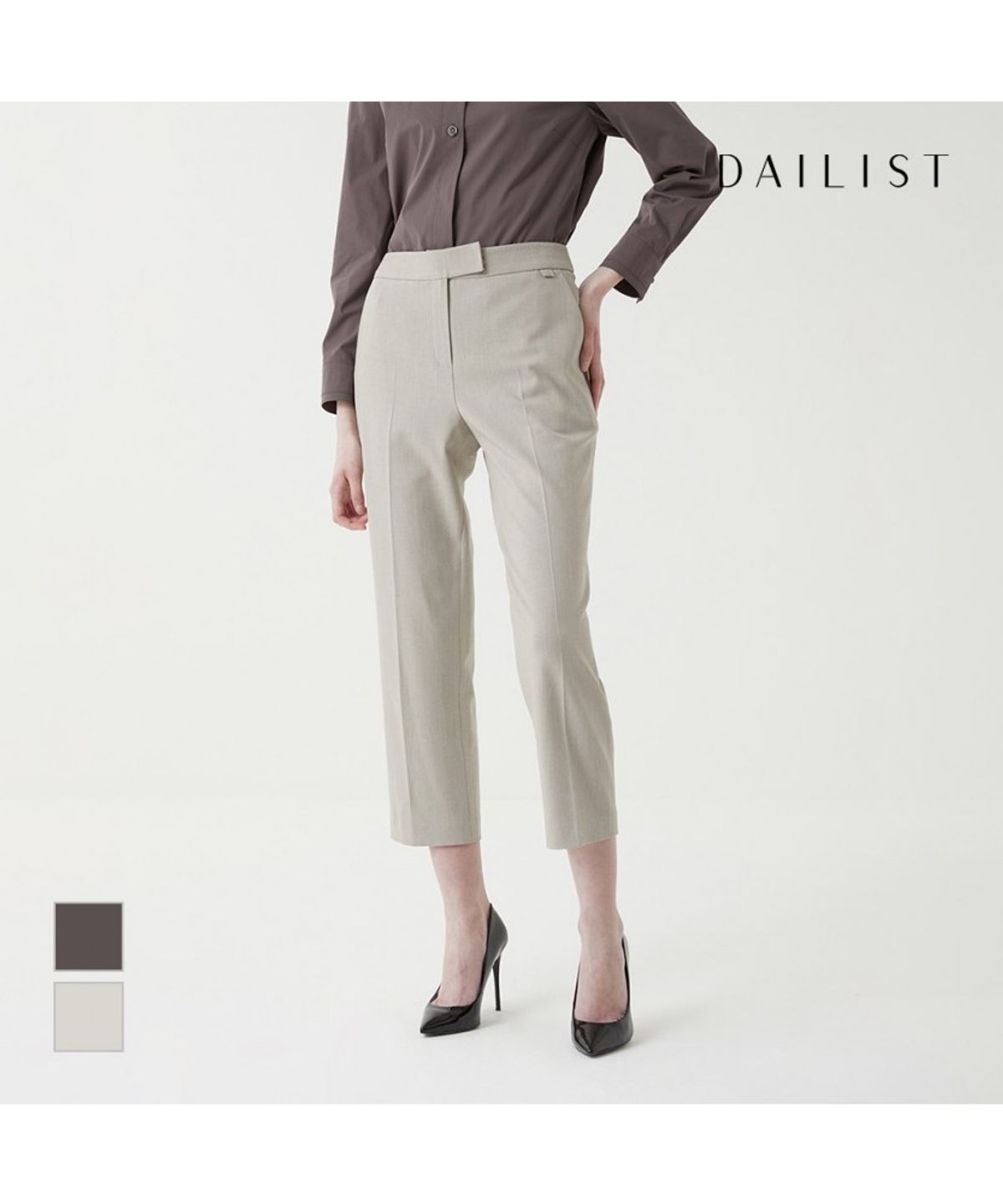 데일리스트(DAILIST) 일자핏 슬랙스 팬츠_MDBDL3F7311