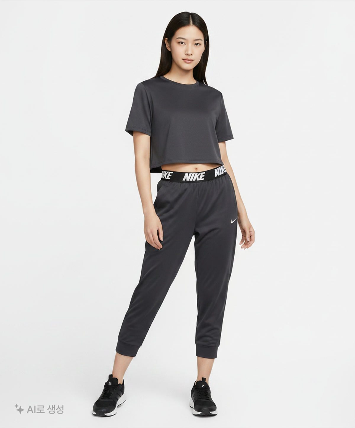 나이키(NIKE) 써마 핏 테이퍼드 트레이닝 팬츠 M - 블랙:화이트 / DQ5406-010 M