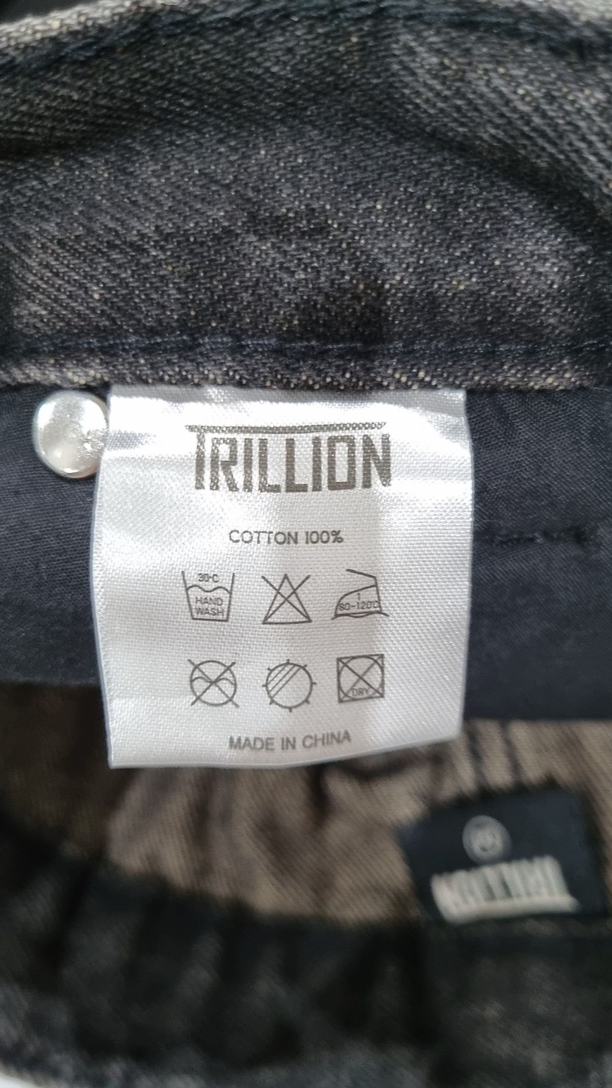 트릴리온(TRILLION) 청/데님 팬츠 M
