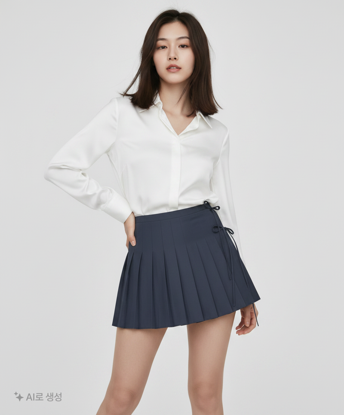 그로브(GROVE) 클레어 스커트NAVY M