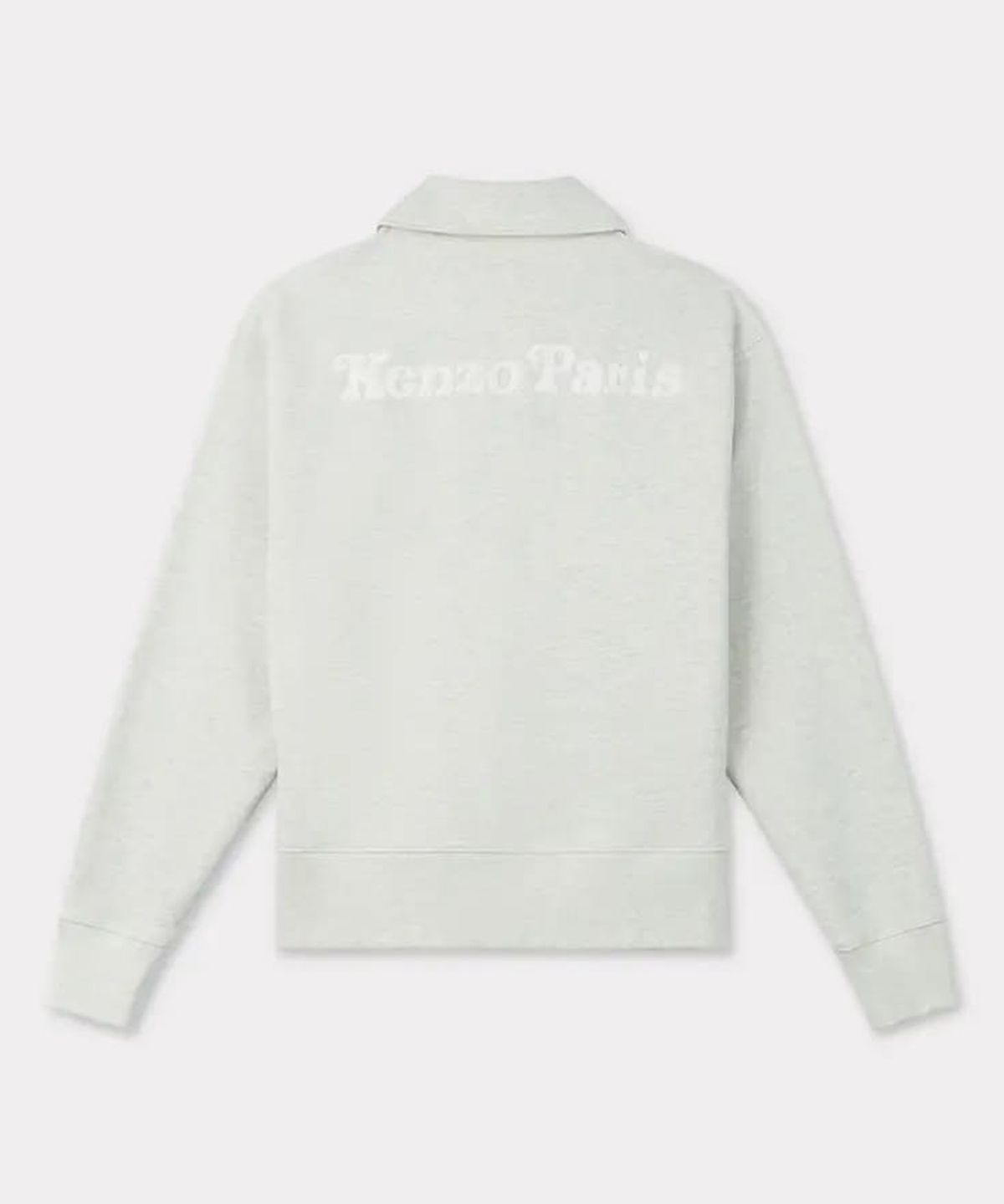 겐조(KENZO) 남성 베르디 컬렉션 자수 하프 집업 스웻셔츠_K255AMWV06LGX
