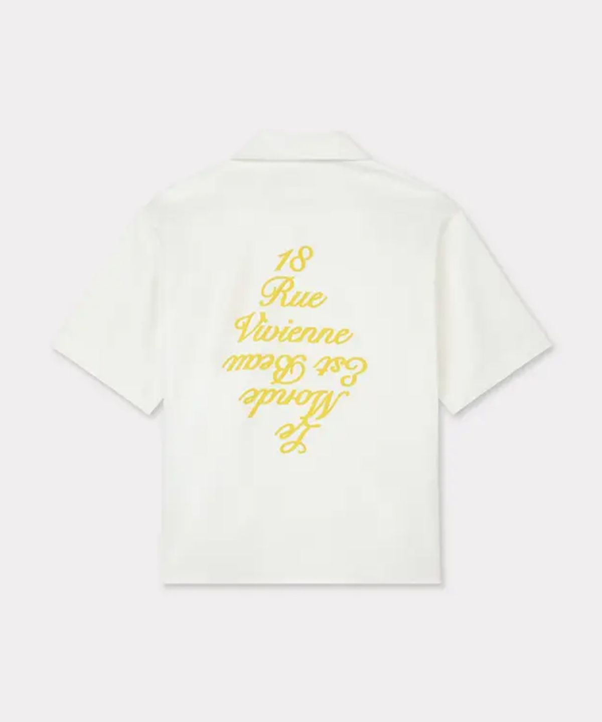겐조(KENZO) 남성 25SS 바시티 하와이안 숏 슬리브 셔츠_K255CMI104WHX
