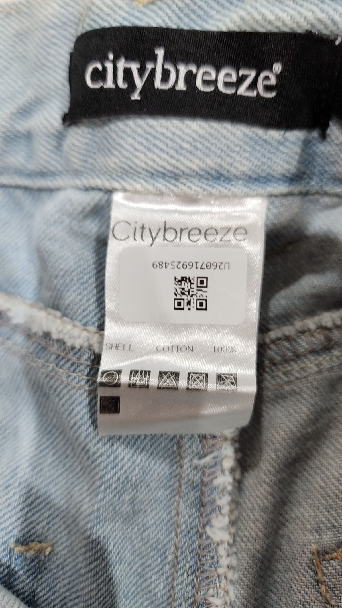 시티브리즈(CITYBREEZE) 청/데님 팬츠 S