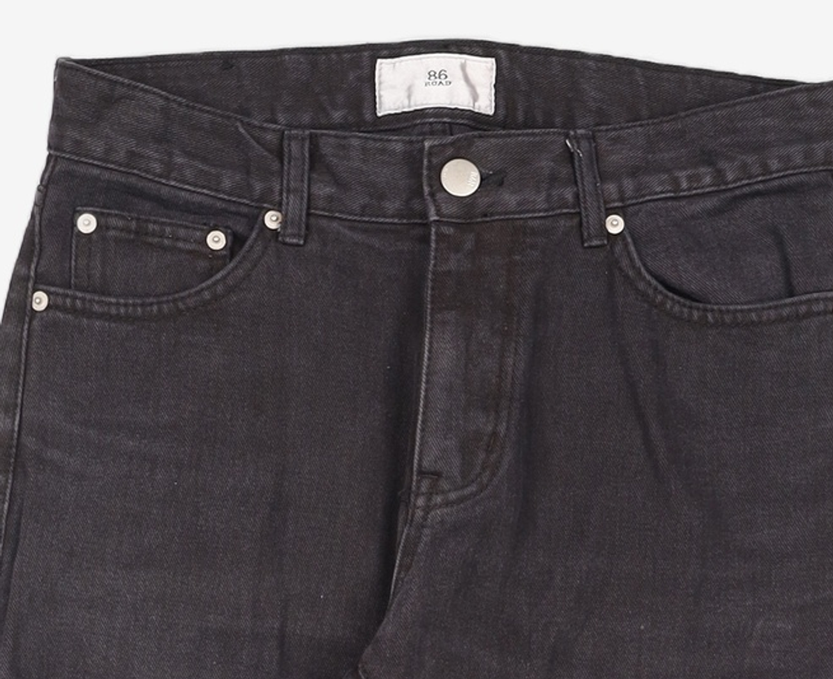 86로드(86ROAD) 1672 basic black jeans(Black)/ 슬림핏 30