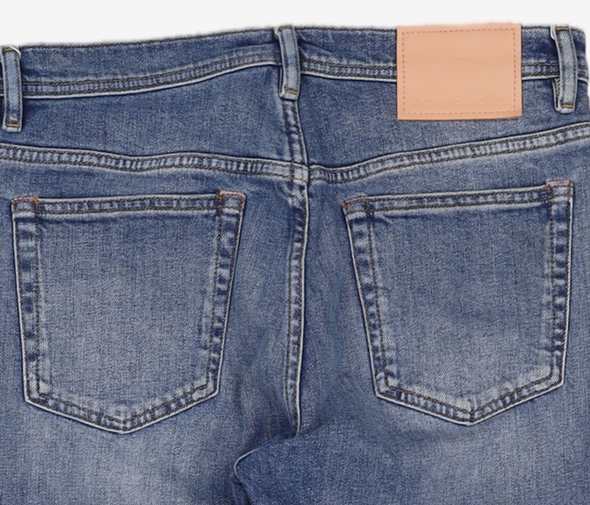 아크네 스튜디오(ACNE STUDIOS) 남성 슬림 테이퍼드 데님 팬츠 - 미드 블루 / B00174863 32