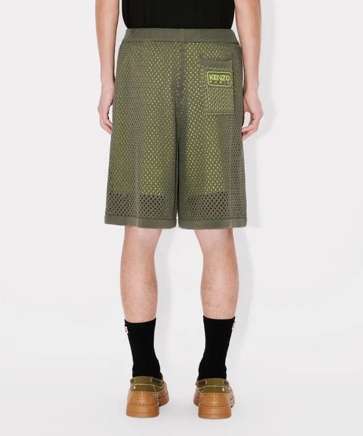 겐조(KENZO) 남성 25SS 메쉬 버뮤다 쇼츠_K255AMP113KAN