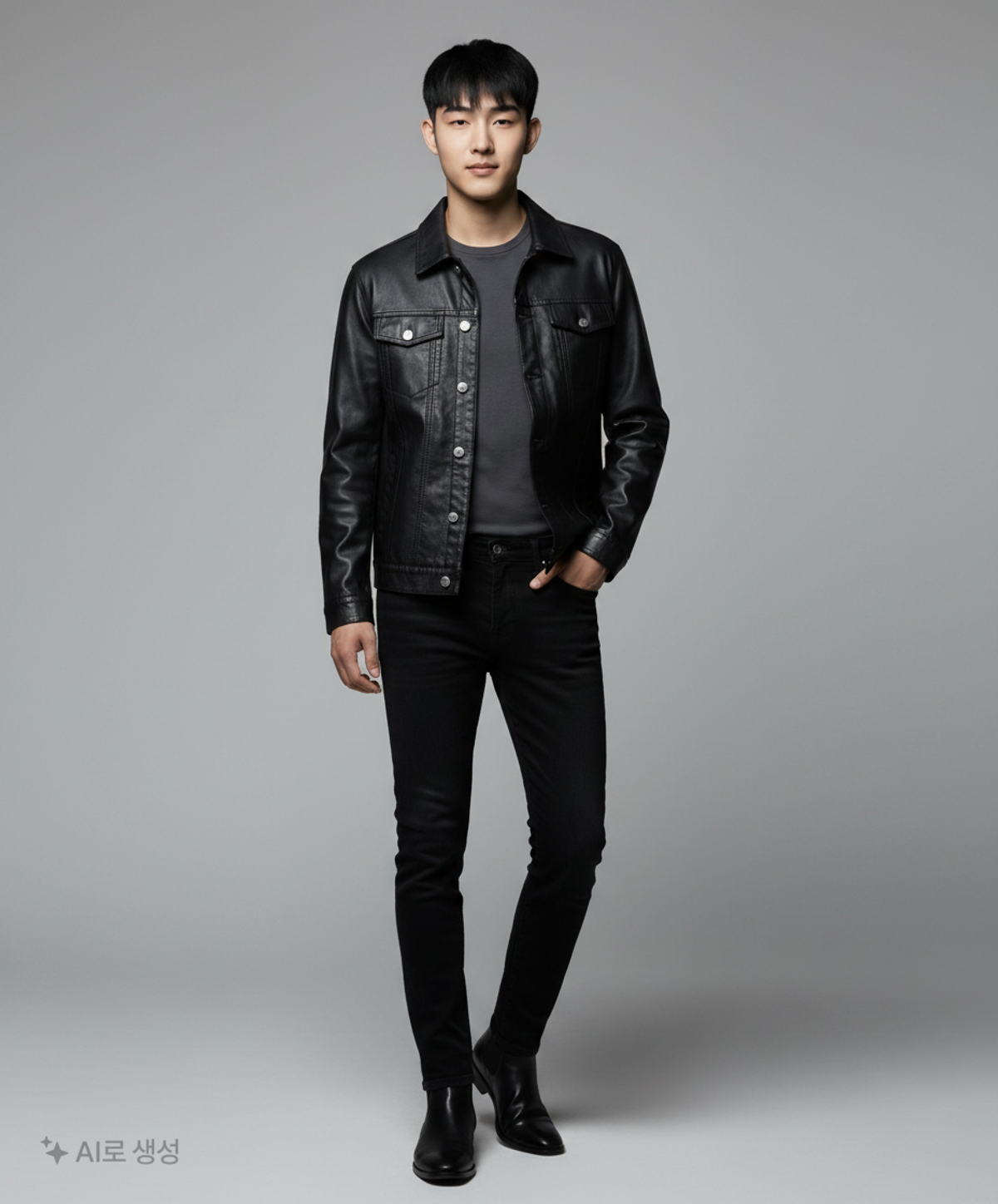 스파오(SPAO) 레더/라이더스 재킷 100