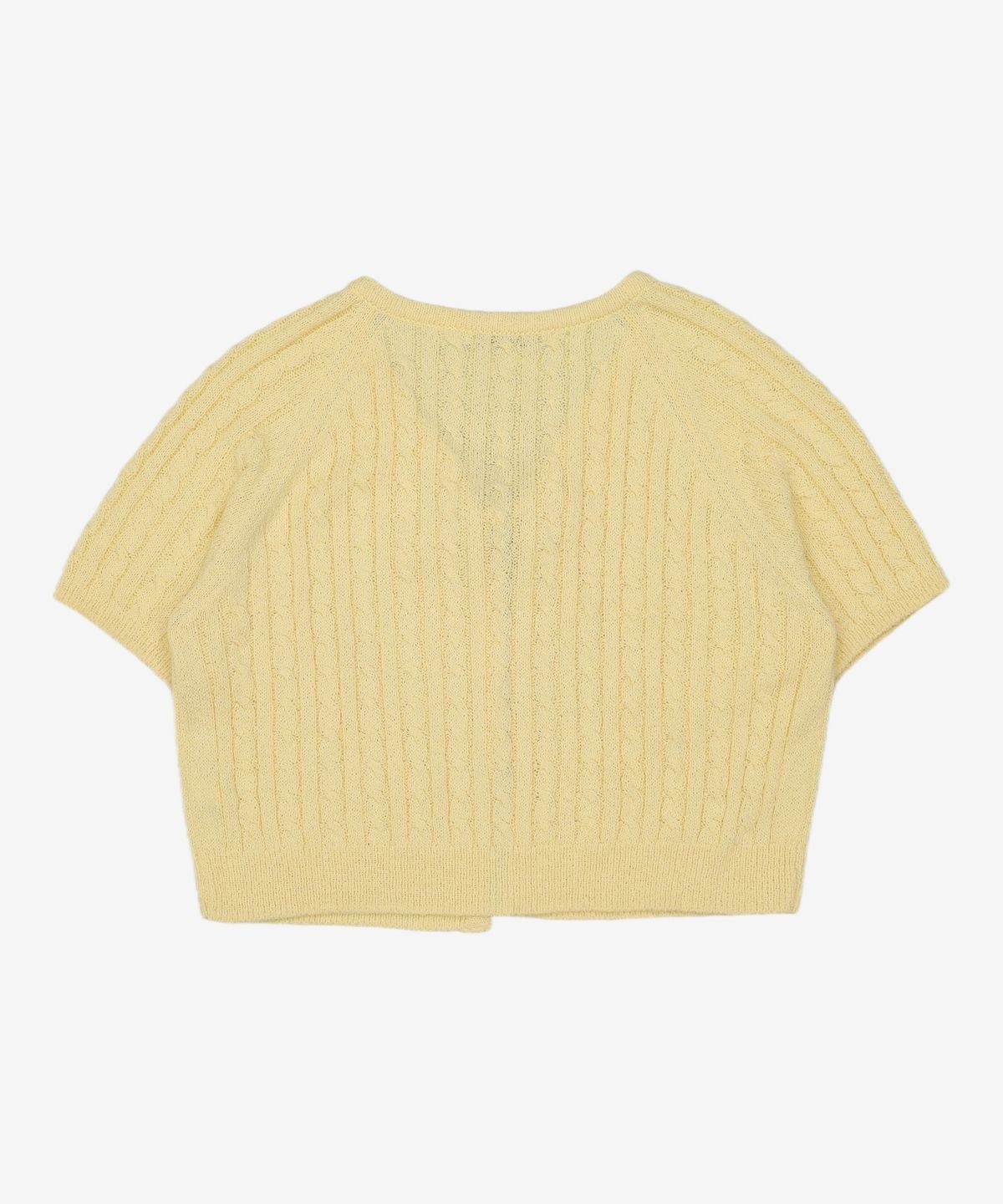 미쏘(MIXXO) 부클 리본 케이블 가디건_MIWCKD618T S