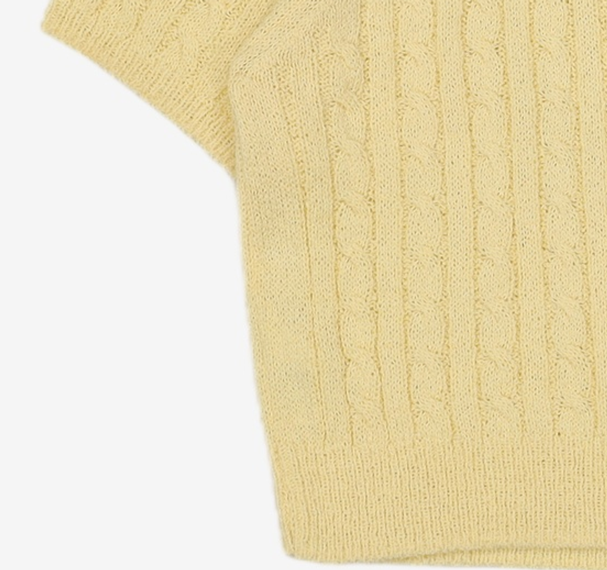 미쏘(MIXXO) 부클 리본 케이블 가디건_MIWCKD618T S