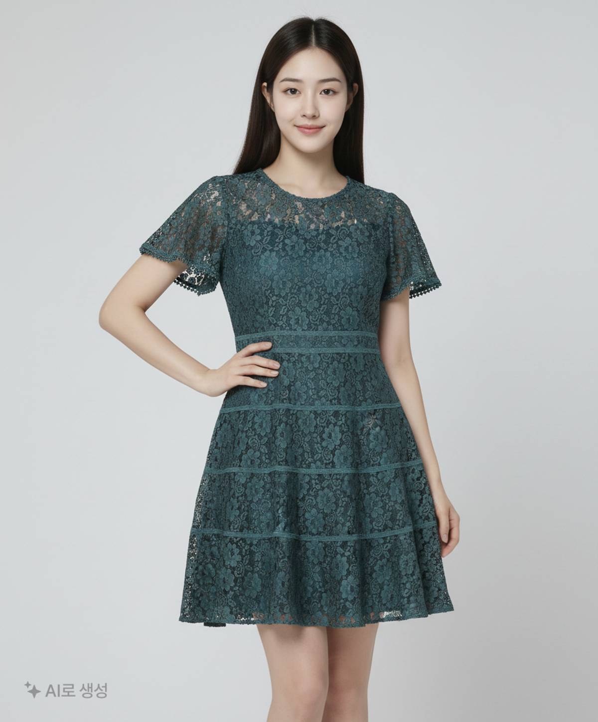 라인(LINE) 미니 원피스 L