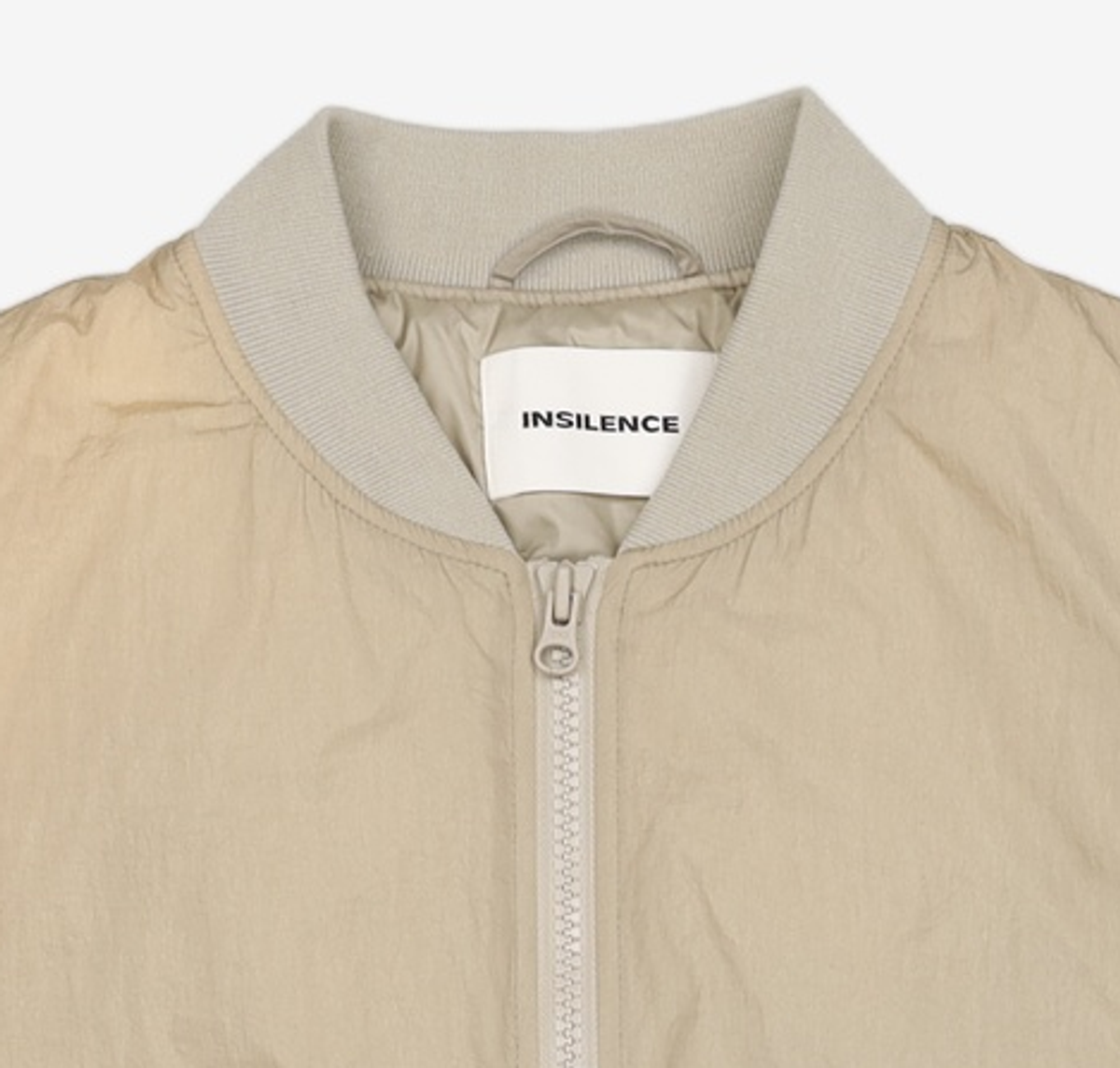 인사일런스(INSILENCE) 오버사이즈 MA-1 LIGHT BEIGE M