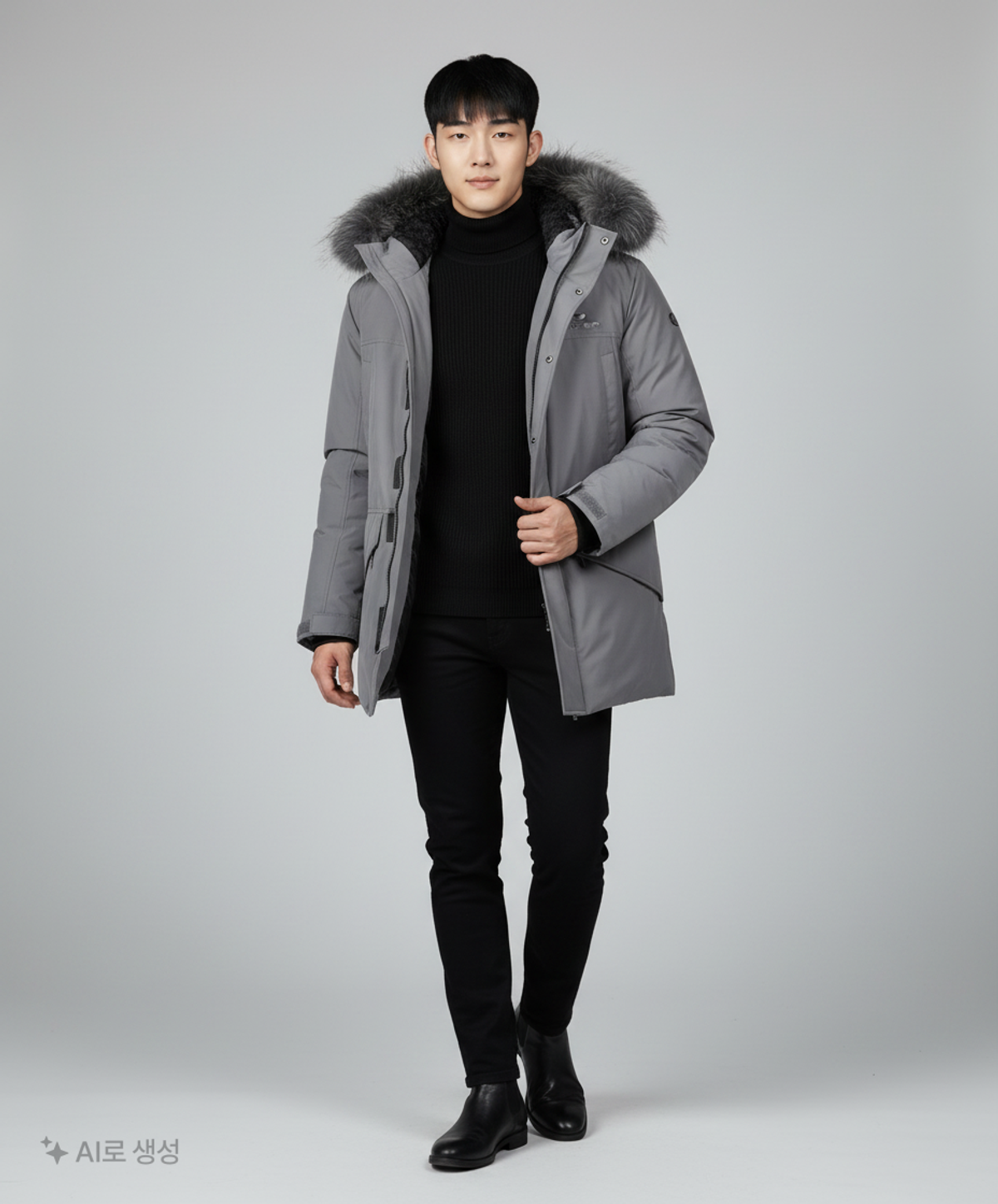 아이더(EIDER) 하프 패딩/하프 헤비 아우터 XXL