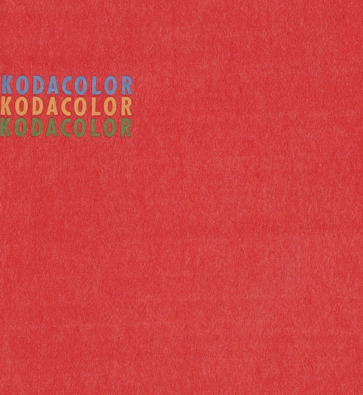 코닥(KODAK) 코다컬러 워싱 반팔티셔츠 RED 85