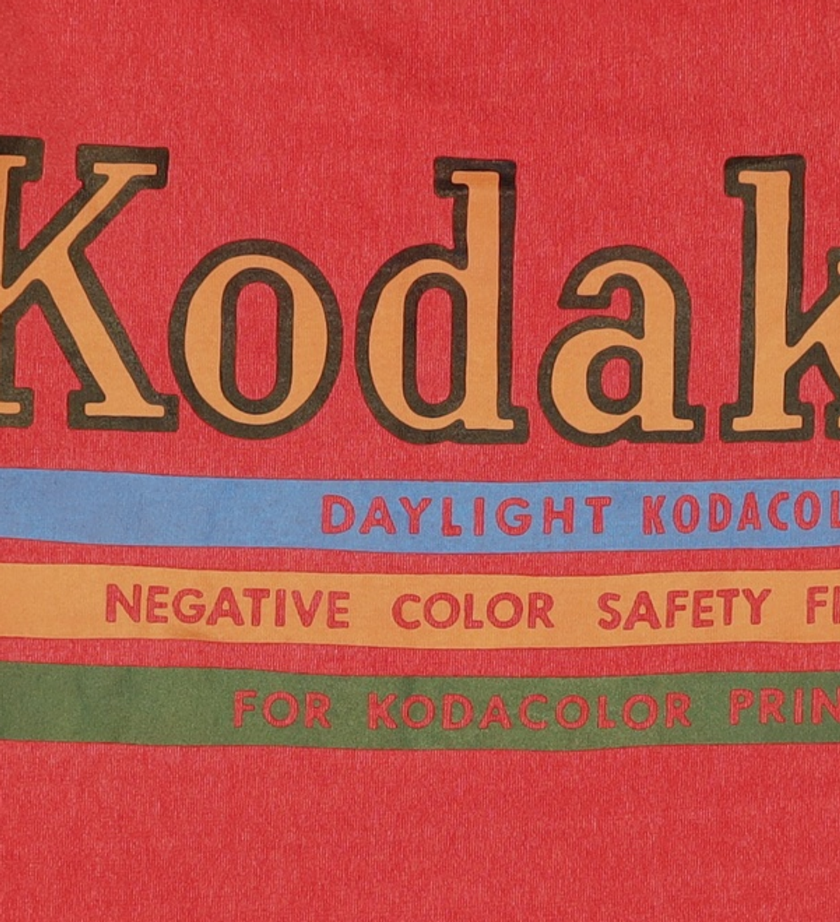 코닥(KODAK) 코다컬러 워싱 반팔티셔츠 RED 85