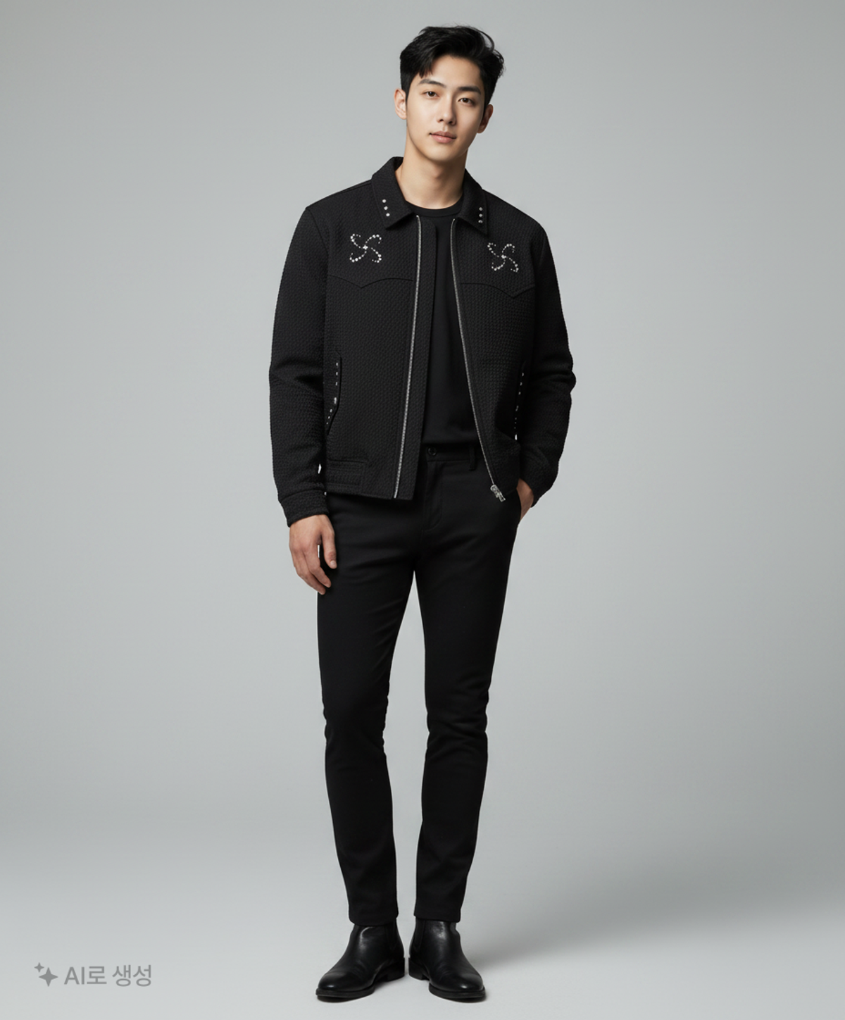 마틴플랜(MARTIN PLAN) Ventil Stud Jacket - BLACK M
