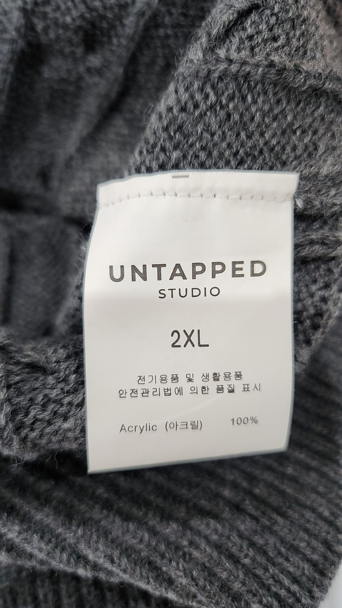 언탭트 스튜디오(UNTAPPED STUDIO) 니트/스웨터 XXL