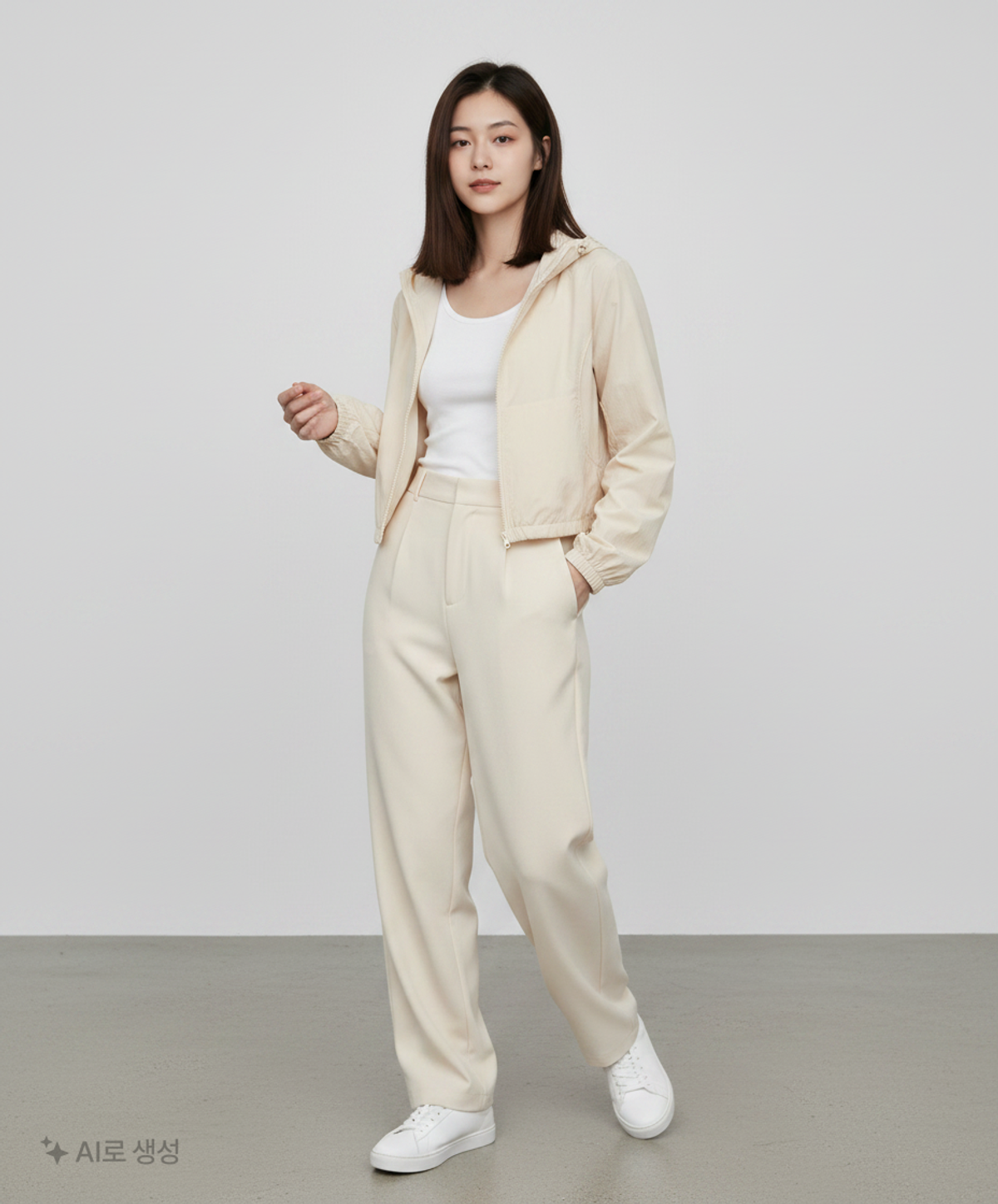 스파오(SPAO) 나일론/코치 재킷 S