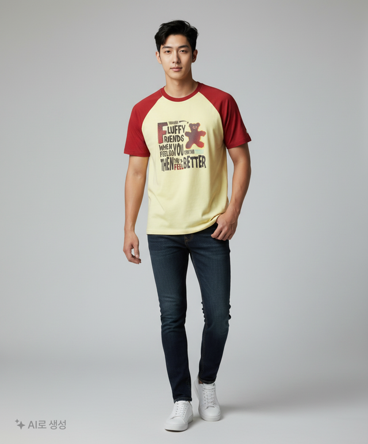 메인부스(MAINBOOTH) Fluffy T-shirt(RED) 2