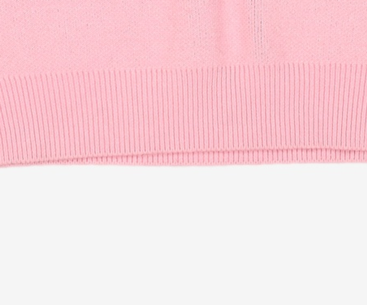 유희(YOUHEE) YOUHEE LETTERING PULLOVER KNIT PINK FREE