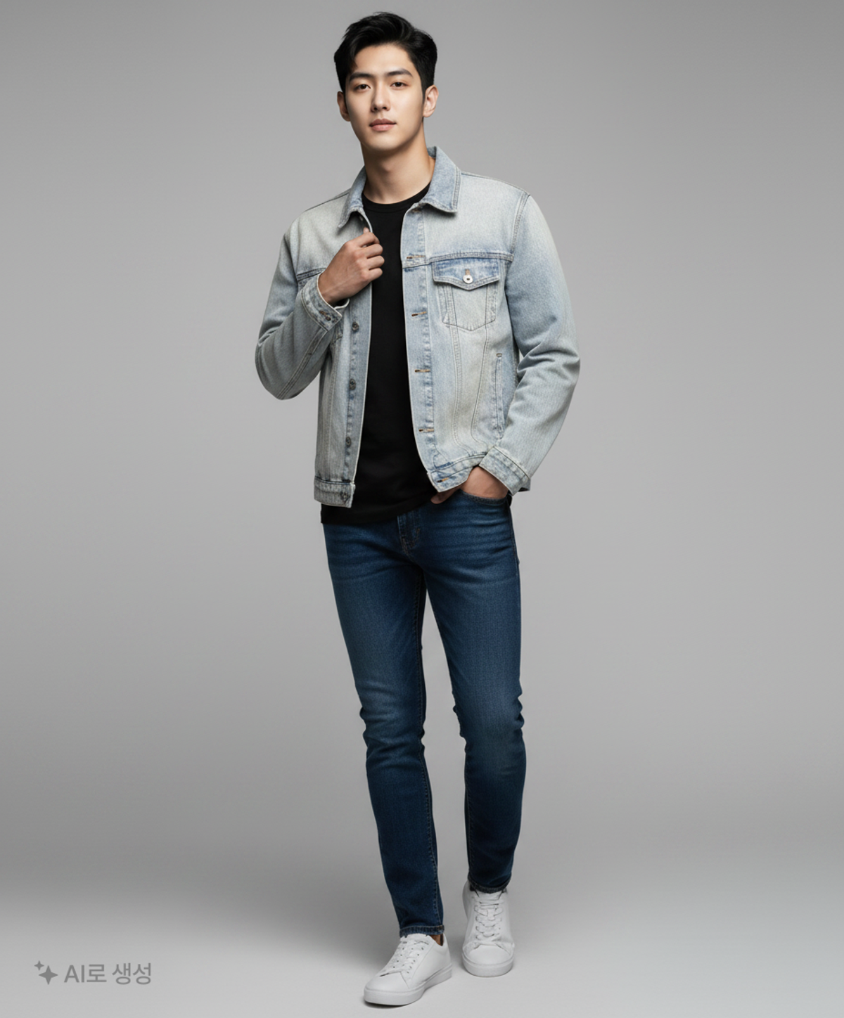 무신사 스탠다드(MUSINSA STANDARD) 데님/트러커 재킷 L