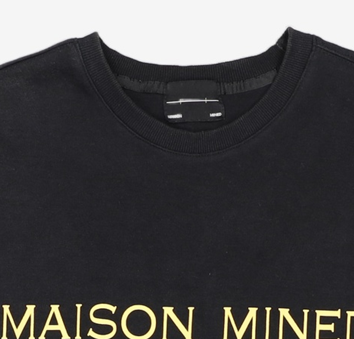 메종미네드(MAISON MINED) M-LOGO HALF SLEEVE BLACK M