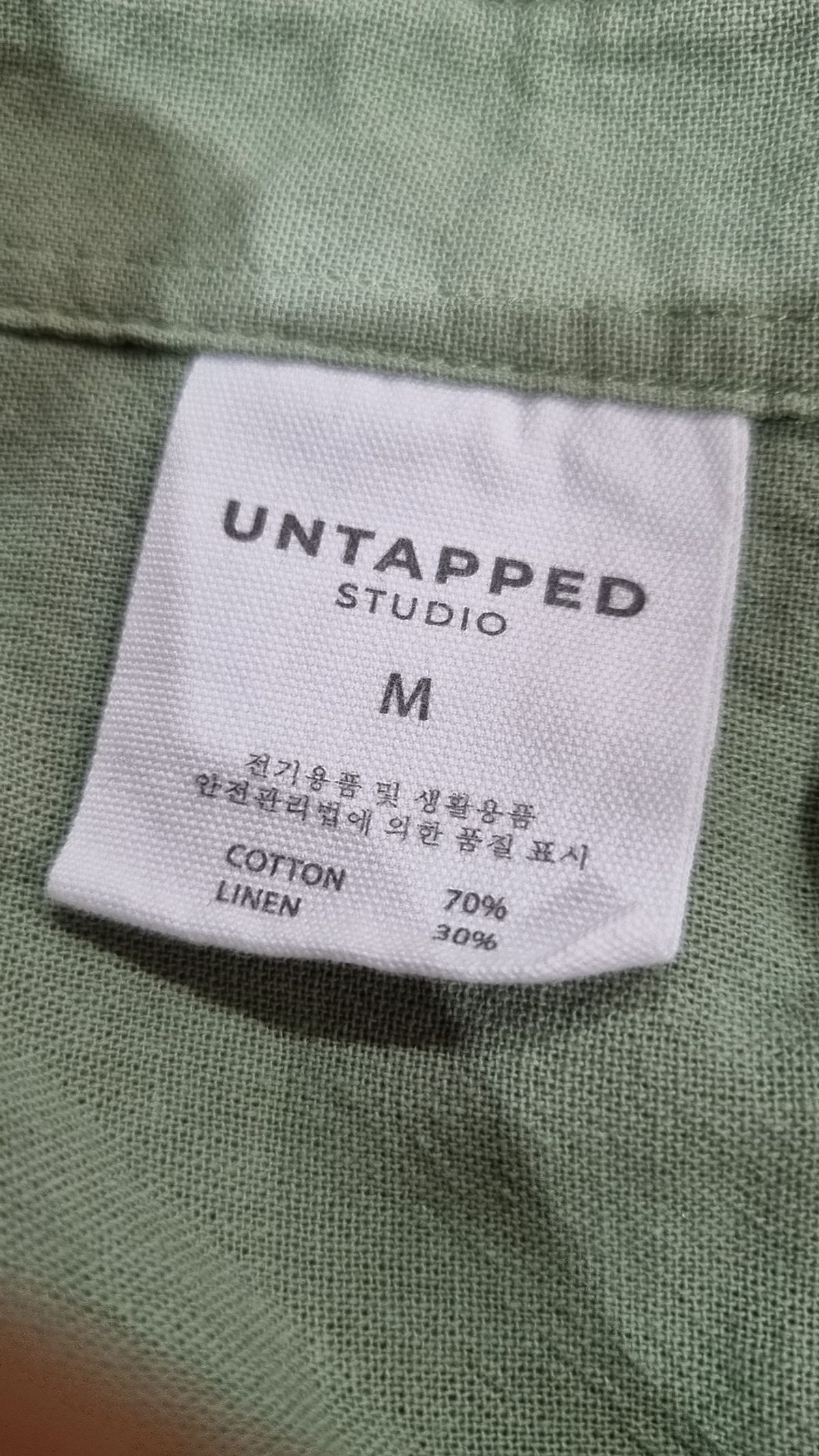 언탭트 스튜디오(UNTAPPED STUDIO) 캐주얼 셔츠 M