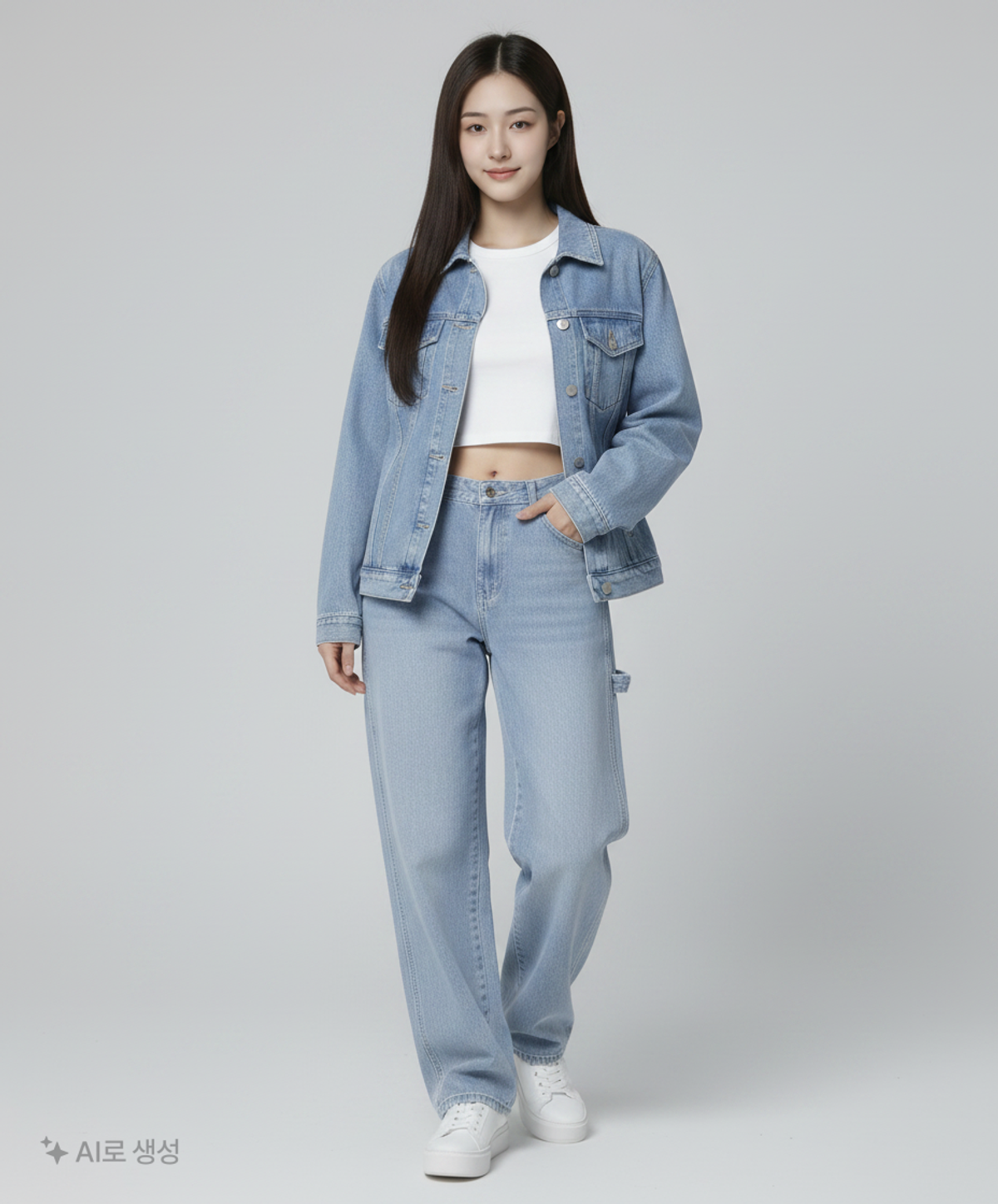 어반디타입(URBANDTYPE) 청/데님 팬츠 L