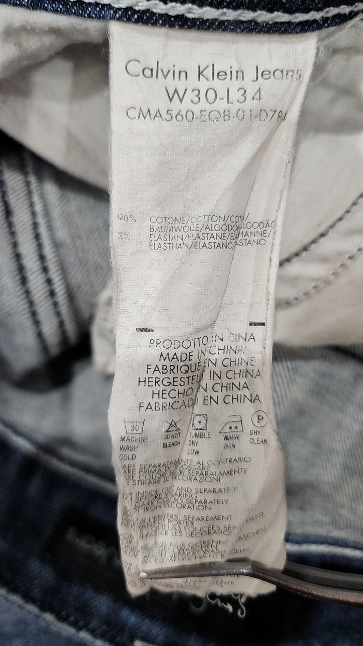 캘빈클라인 진(CALVIN KLEIN JEANS) 청/데님 팬츠 30