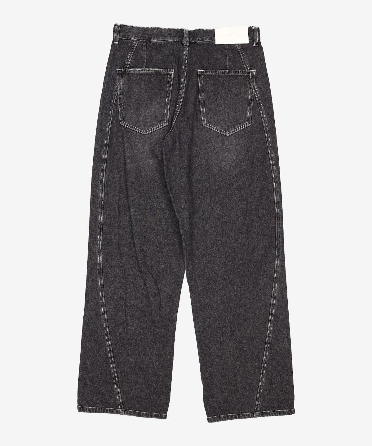 데케트(DECET) Curved Wide Jeans DCPT033Black 30