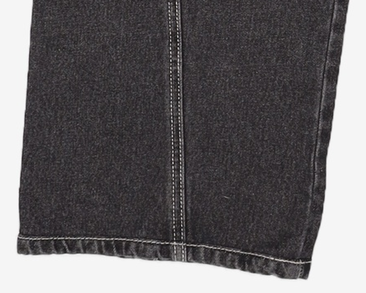데케트(DECET) Curved Wide Jeans DCPT033Black 30